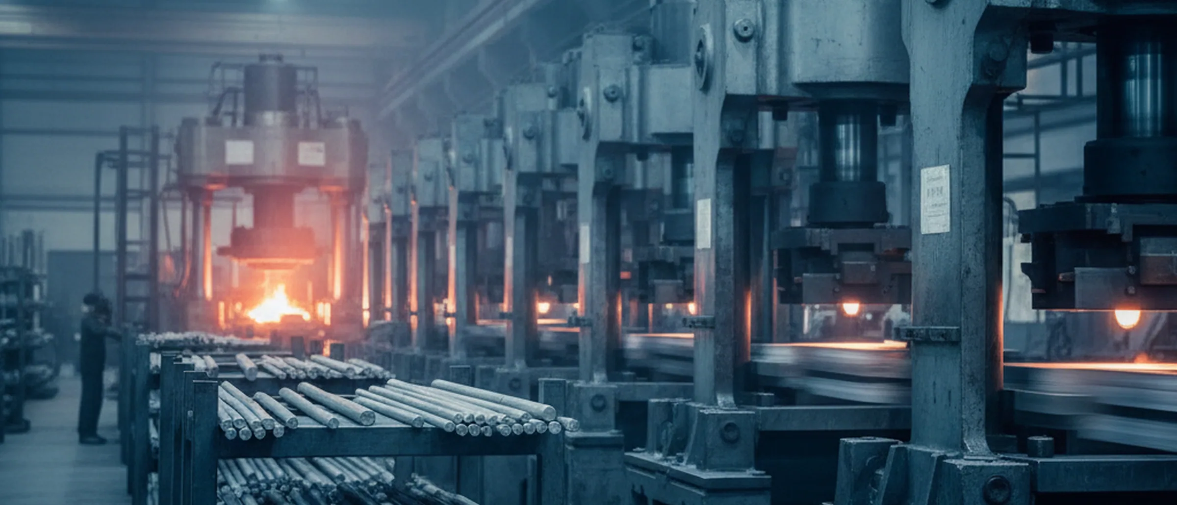 Production bay running 1.2367 tool steel from melt through to finishing under one roof