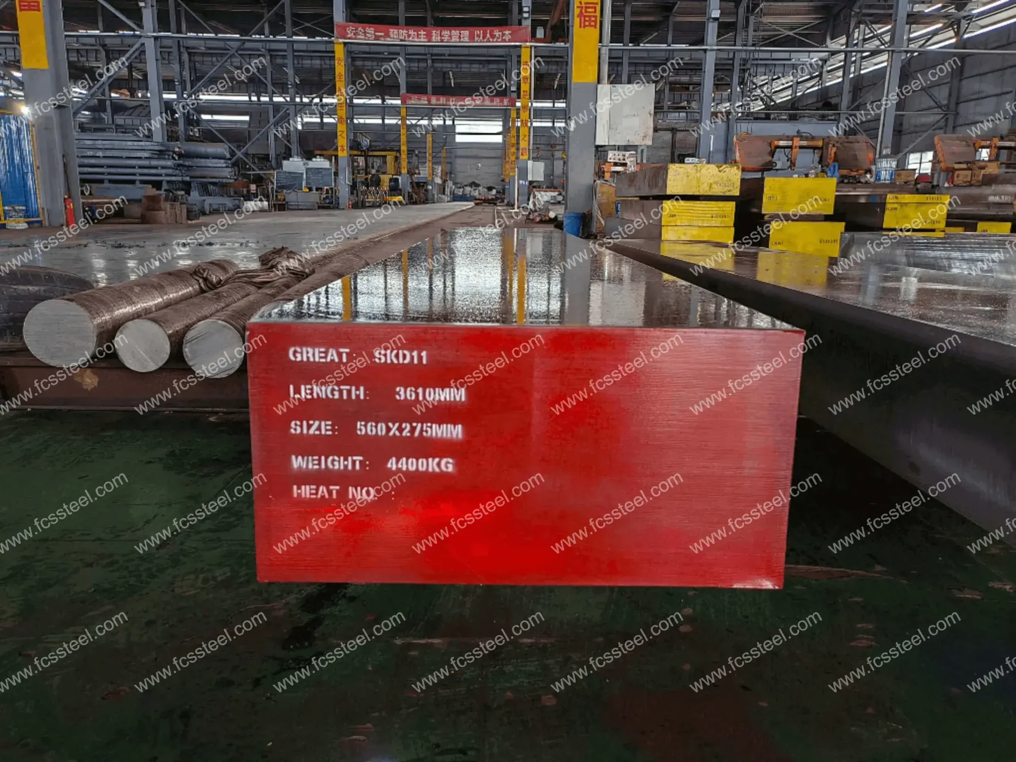 Ground D2 tool steel plate with two parallel faces at a known thickness
