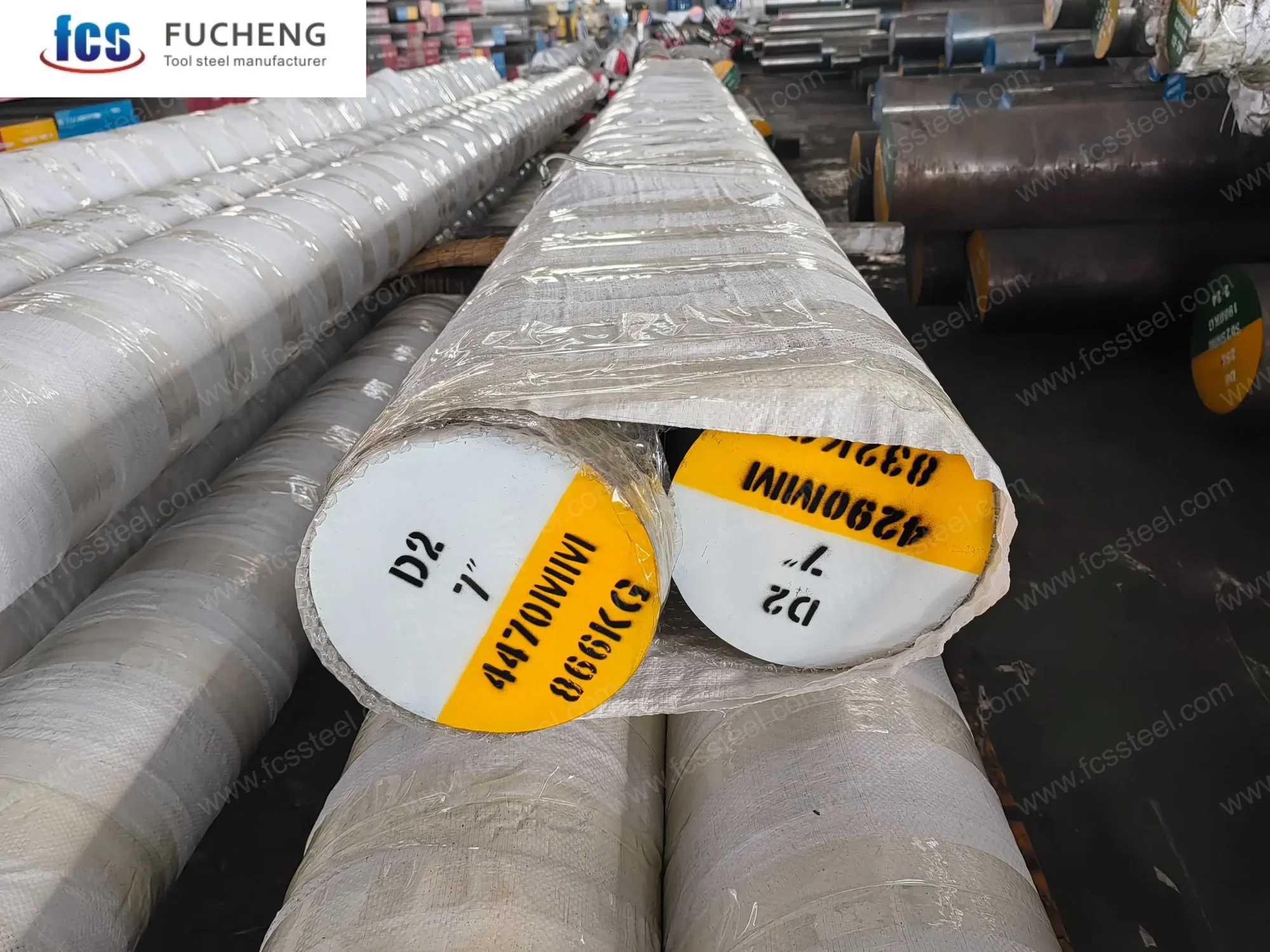 D2 tool steel plate cut to finished blank sizes and marked piece by piece