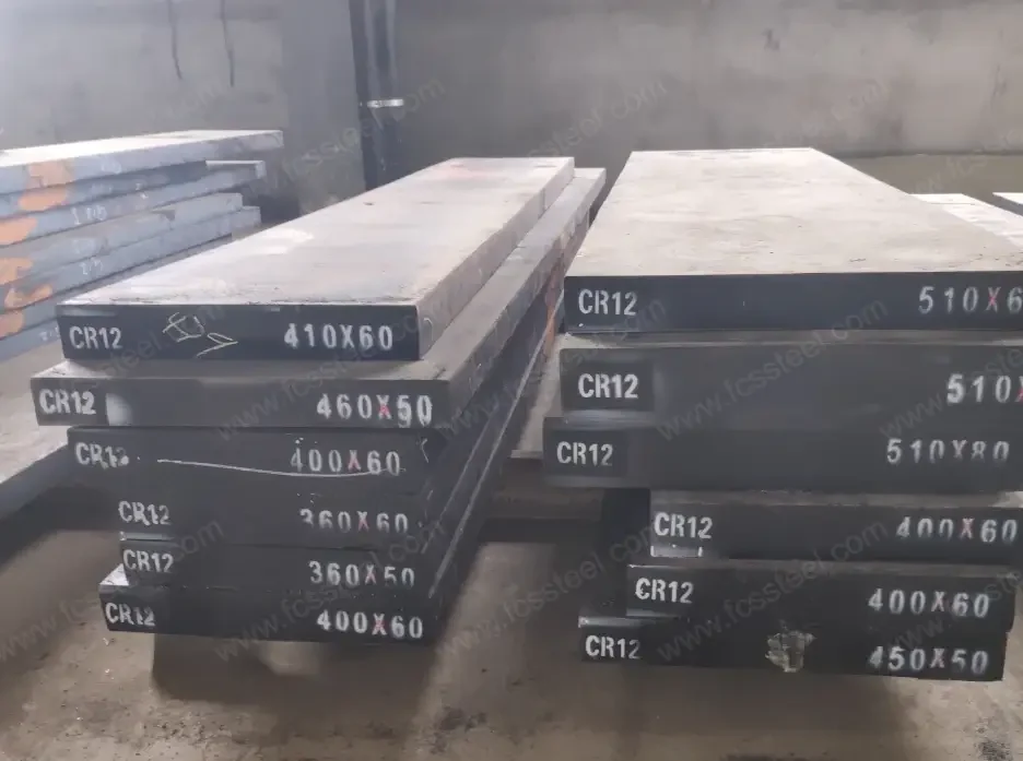 Cold work plate face stencilled by section, the plate a blade blank would be cut from