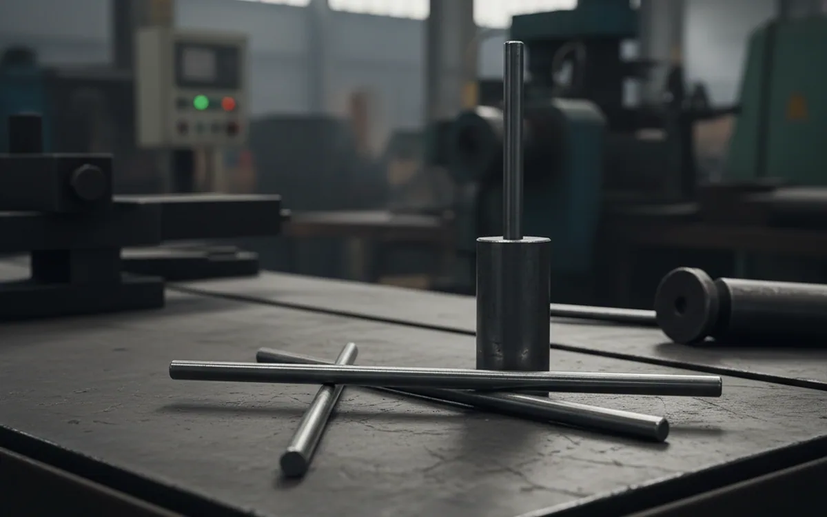 Slender punches on the bench, the geometry a D3 tool steel design has to avoid