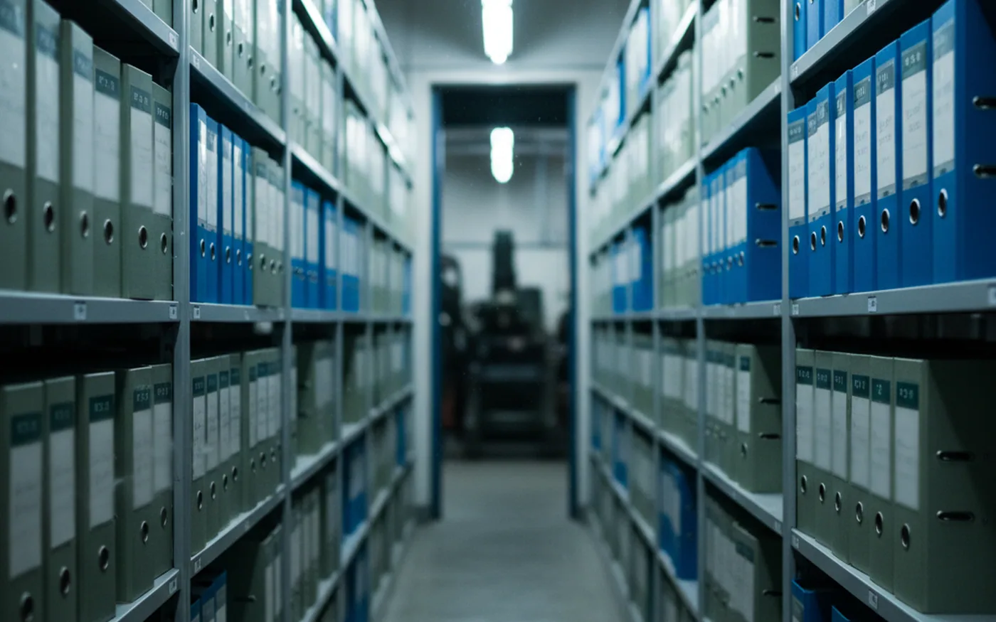 Ten year archive of melting and forging records held at the works