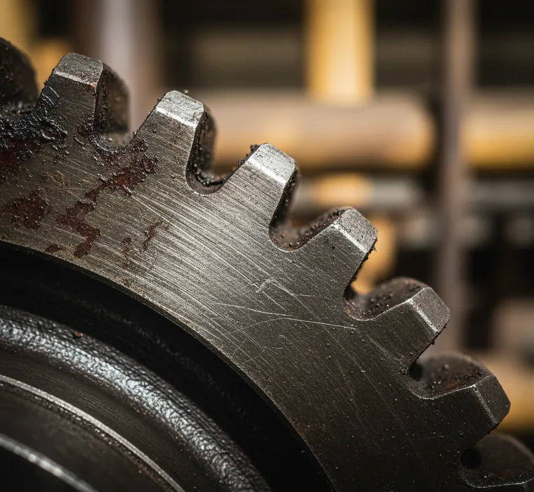 Heat marking stamped on the end face of a fine grain tool steel bar before dispatch
