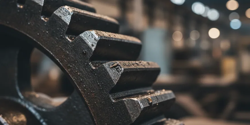 Four tool steel surface finishes side by side: black forged, peeled, ground and milled