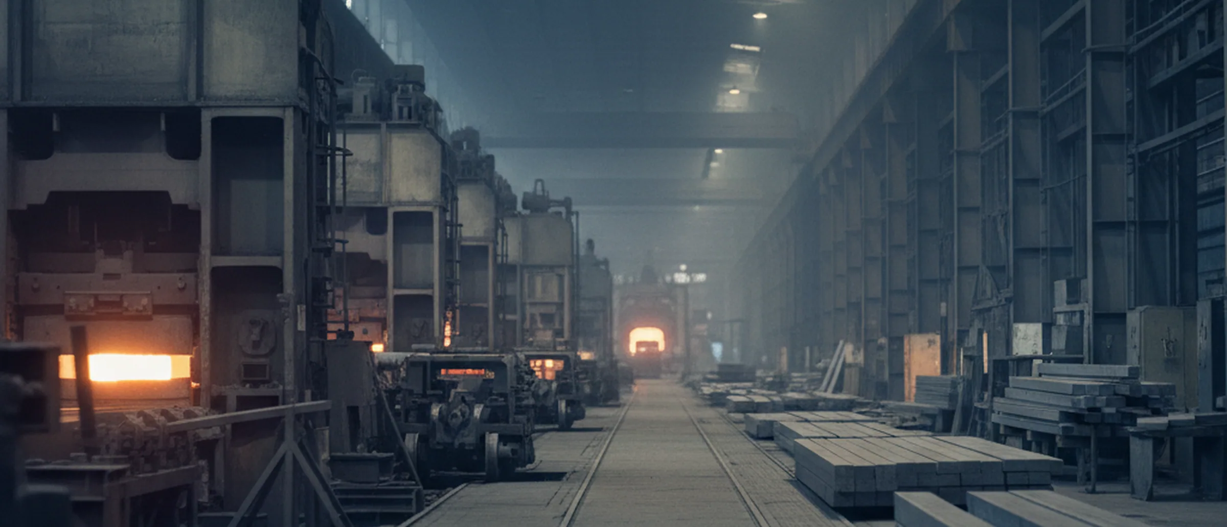 Tool steel production line running an H11 order from melt through to inspection