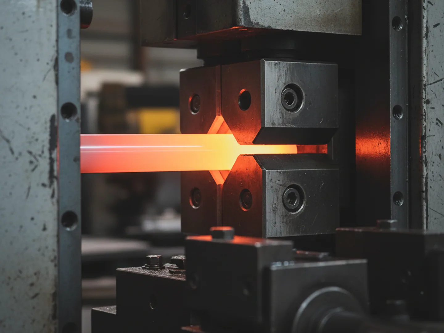 Radial precision forging machine running small diameter H11 tool steel round bar