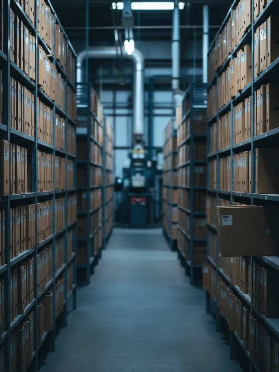 Ten year archive of production and inspection records behind each O1 tool steel heat