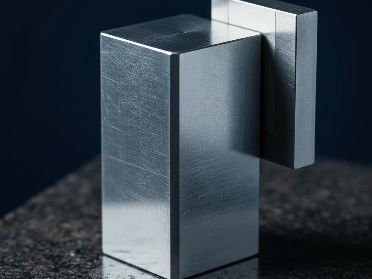 Six face milled O1 tool steel block ready for gauge work