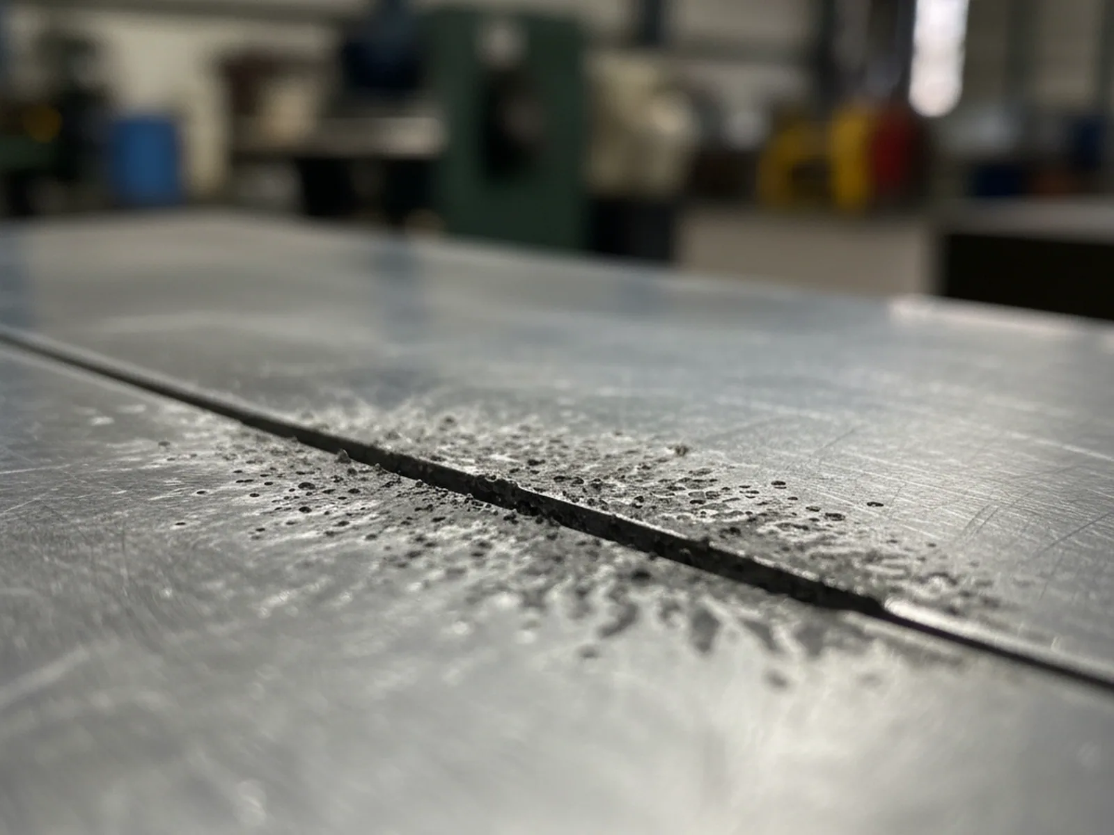 Vent and parting line of a PVC tool in corrosion resisting plastic injection mold steel
