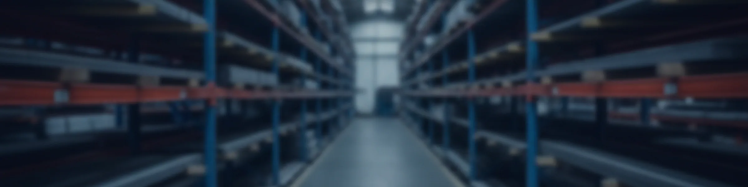 Finished tool steel and mould steel grades racked across the stocked range