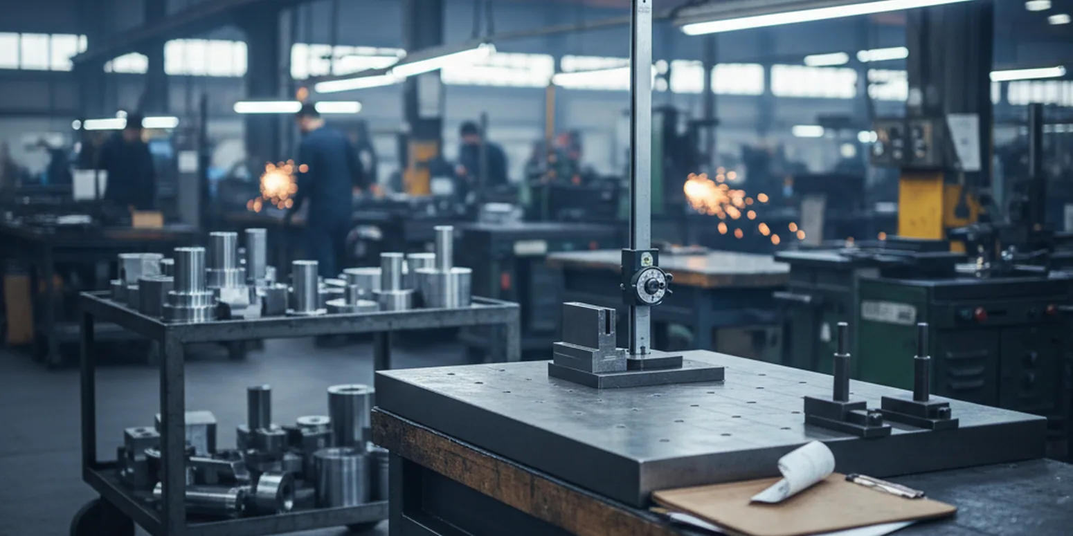 Dimensional check station where cut length is signed off before the pieces move to packing
